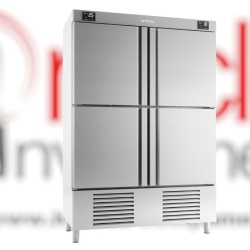 Dulap frigorific de inox cu 4 uși, 1110 litri, Infrico