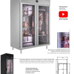 Dulap frigorific maturare carne Dry Aging, 560 litri, Infrico - Img 5