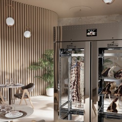 Dulap frigorific pentru maturare carne cu 2 uși sticlă, 300 kg, STG GREEN MEAT 1500 VIP - Img 5