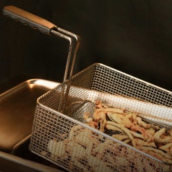 Friteuză electrică 10 Litri, cu suport deschis, Desco Italia - Img 4