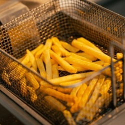 Friteuză electrică 2x 8 litri cu robinet pentru scurgerea uleiului, profesională, fast-food, restaurant - Img 5