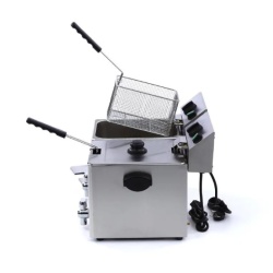 Friteuză electrică 8+8 Litri cu robinet - Img 4