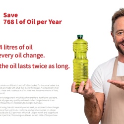 Friteuză pe gaz, cuvă în V de 8 Litri, FE 30 GL - Img 4