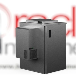Goș de gunoi reciclare refrigerant, inox 480 Litri