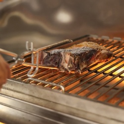 Grătar profesional Barbeque pentru Steak pe cărbuni, PIRA BBQ Combi Lux 110 - Img 5
