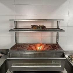 Grătar robata, shashlik sau frigărui, INOX 790x410x780 mm - Img 2