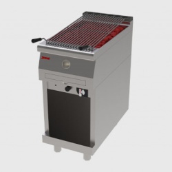Grill cu rocă vulcanică pe gaz cu suport deschis, Jemi - Img 2