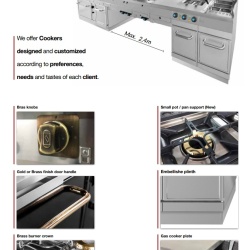 Grill cu rocă vulcanică pe gaz cu suport deschis, Jemi - Img 6