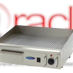 Grill Grătar frytop electric striat 550×365 mm, inox