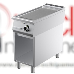 Grill simplu pe gaz cu placă netedă, dulap neutru deschis, Desco Italia