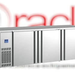 Masă frigorifică bar cu 3 uși, 562 litri, 2164x877 mm, Infrico