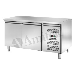 Masă frigorifică pentru patiserie cu 2 uși, 1510x800 mm, Amitek - Img 3