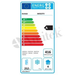 Masă frigorifică profesională ventilată 3x GN1/1, Amitek AK923V - Img 3