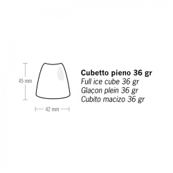 Mașină cuburi (36gr) de gheață, 130 kg/24 ore, Kastel - Img 2