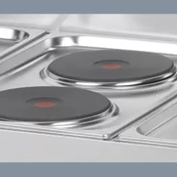 Mașină de gătit electrică, 6 plite rotunde cu suport - Img 7