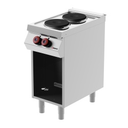 Mașină de gătit electrică cu 2 plite rotunde, Desco Italia - Img 3