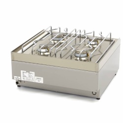 Mașină de gătit pe gaz, 4 arzătoare 17 kW, de banc 600x600x240 mm - Img 2