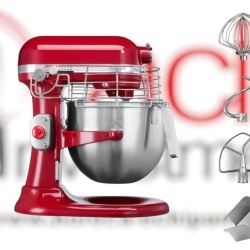 Mixer planetar KitchenAid, roșu 6.9 litri