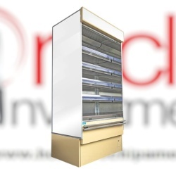 Raft cald Robben 1.0 autoservire & rotiserie 96x66x203 cm, panouri laterale oglindă