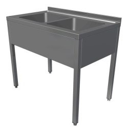 Spălător ECO cu 2 cuve, 1200x600x850h mm