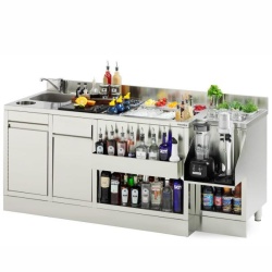 Stație bar de cocktail varianta mare, 2000x700x900h mm
