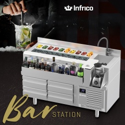 Stație de Cocktail bar cu refrigerare, 310L, Infrico Spania - Img 5
