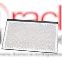Tavă de aluminiu perforată 600x400 mm, cu 4 margini