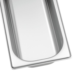 Tavă de inox GN2/4 h 65 mm - Img 3