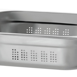 Tavă de inox (perforată) GN1/2 h 100 mm - Img 2