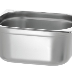 Tavă de inox (suprafață mată) GN1/2 h 150 mm - Img 2