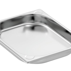Tavă de inox (suprafață mată) GN1/2 h 40 mm - Img 3
