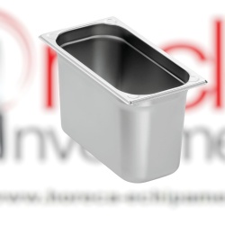 Tavă de inox (suprafață mată) GN1/3 h 200 mm