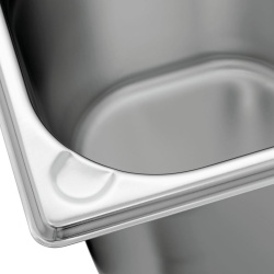 Tavă de inox (suprafață mată) GN1/6 h150 mm - Img 3
