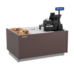 Tejghea casă de marcat cafenea/cofetărie/patiserie/magazin 1250x690 mm Infrico - Img 4