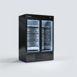 Vitrină congelare cu 2 uși glisante din sticlă, 1310 L - Img 2