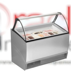 Vitrină de înghețată cu 10 cuve arome, Tefcold