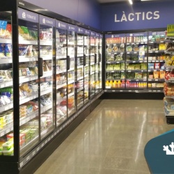 Vitrină frigorifică mixtă cu uși 3750x2050 mm, magazin sau supermarket, Infrico - Img 3