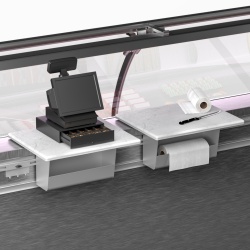 Vitrină frigorifică pentru carne sau lactate BASIA NEO, 321 cm - Img 4