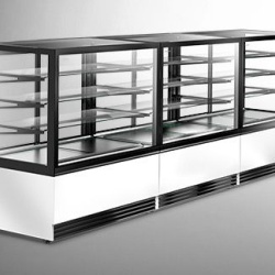 Vitrină frigorifică pentru cofetărie, patiserie 1370 mm - Img 5