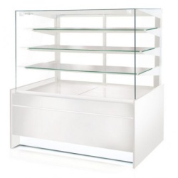 Vitrină frigorifică pentru cofetărie, patiserie 1390x890x1450 mm - Img 2