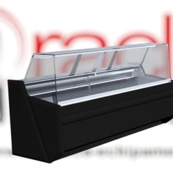 Vitrină frigorifică Pico pentru carne și lactate, răcire statică, +1ºC/+10ºC, 150 cm inox, Igloo