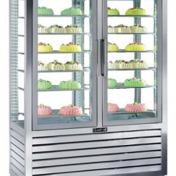 Vitrina frigorifica verticala gelaterie/patiserie cu 2 usi 848 L