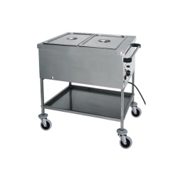 Bain Marie cu spațiu de depozitare 2x GN1/1, Forcar - Img 2