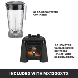 Blender profesional bucătărie, de mare putere, 1,9 Litri Waring XPREP - Img 2