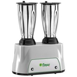 Blender profesional dublu 1,5+1,5 litri, pahare inox, Fimar - Img 2