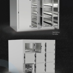 Cameră frigorifică mortuară cu 9 locuri, modulară 2560x2860x2480 mm, Interior/Exterior Lăcuit - Img 4