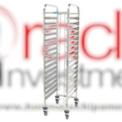 Cărucior transport 16 tăvi GN1/1