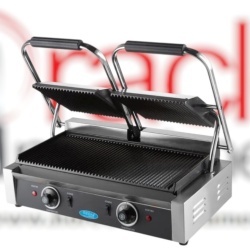 Contact grill striat dublu, 220×235 mm
