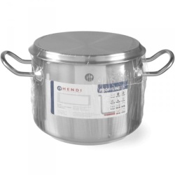 Cratiță cu capac 7,5 Litri, inox, Hendi - Img 4