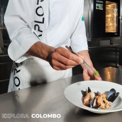 Cuptor combi electric linia EXPLORA COLOMBO 6 tăvi 600x400mm/GN 1/1, touchscreen - Img 4